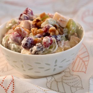 Cranberry Waldorf with Yogurt